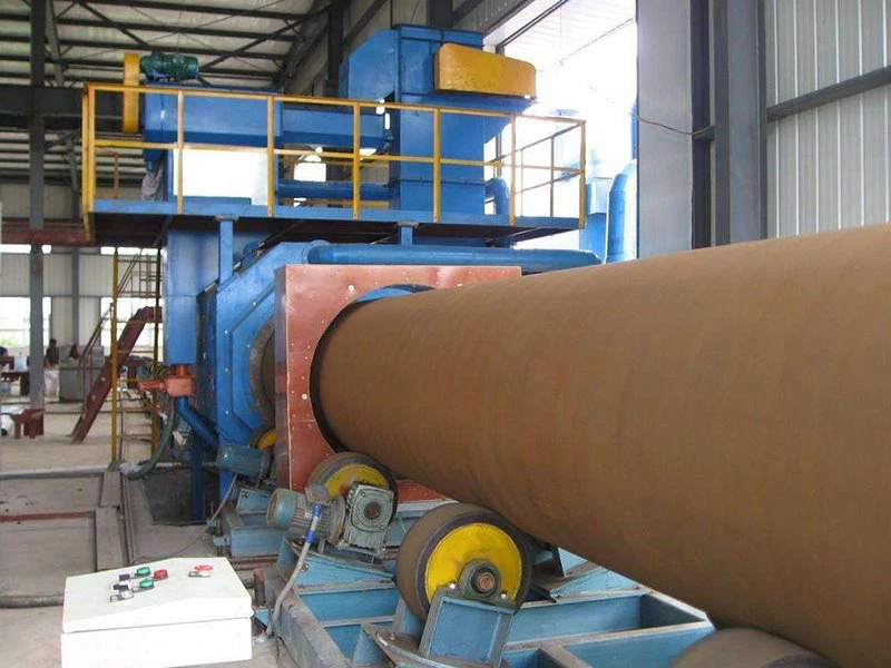 External Pipe Shot Blasting Machine